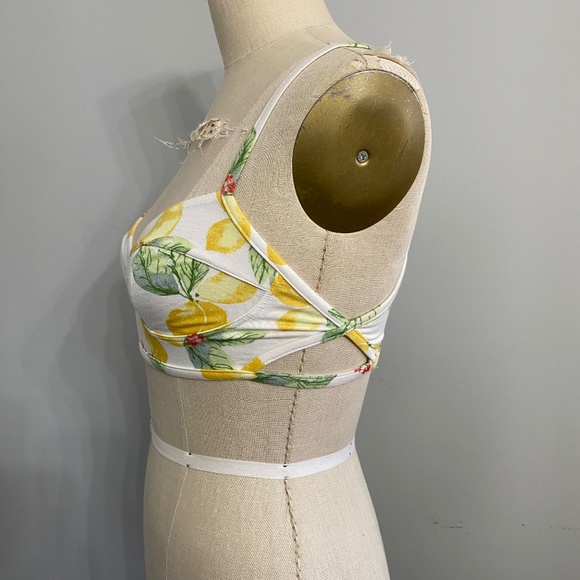 FOR LOVE & LEMONS LEMON PRINT BRALETTE - Picture 2 of 4